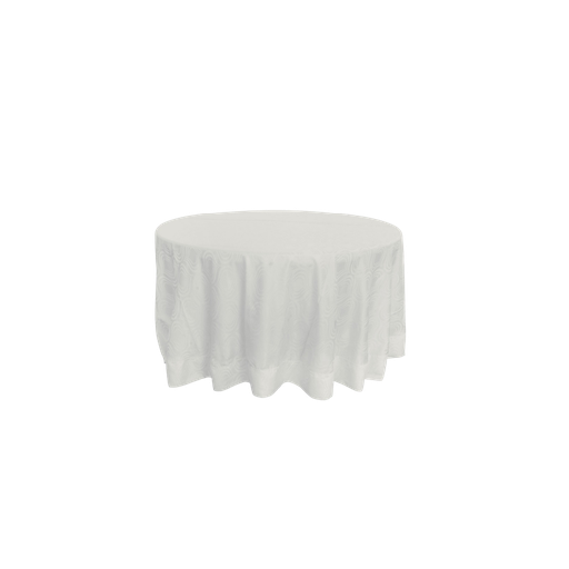 MANTEL CREMA EN ONDAS