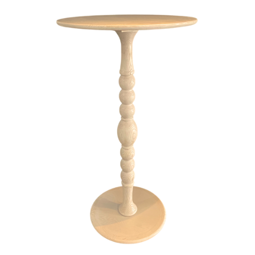 MESA DE BAR VANITY EN MADERA C/NATURAL 23X23X43''H