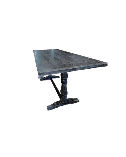 BAR TABLE PROVIDENCIA IN WOOD C/BLACK 94X39X43''H