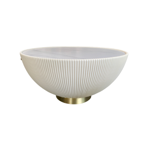 MESA DE CENTRO TOKIO BLANCA 31''X15''H