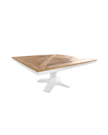 PROVIDENCIA TABLE SQ. WHITE 70"X70"X30"