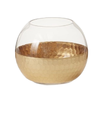 BASE GLOBO ELSA DORADA 6.5''X5.5''